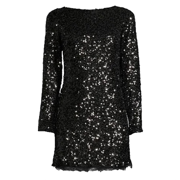 Sachin & Babi Cameron Black Sequin Dress - Picture 14 of 16